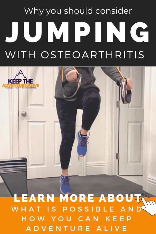 is jumping safe for osteoarthritis?