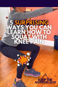 squat with knee pain