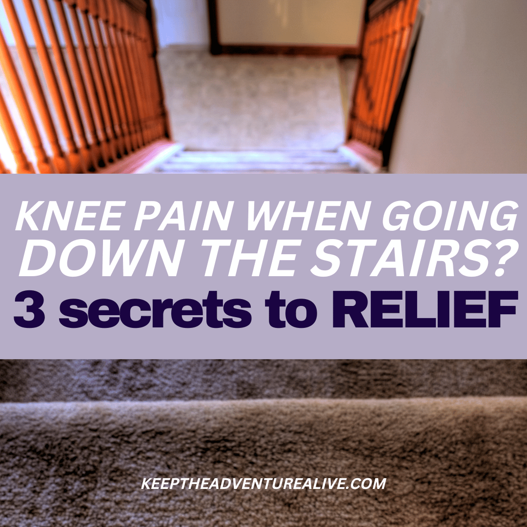 knee pain going down stairs