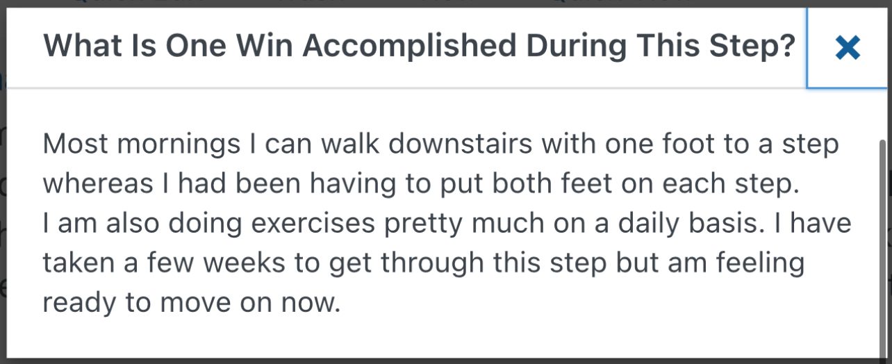 knee pain on stairs