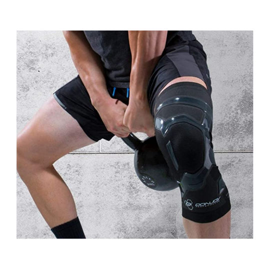 CAMBIVO 2 Pack Knee Brace With Side Stabilizers & Patella Gel Pad